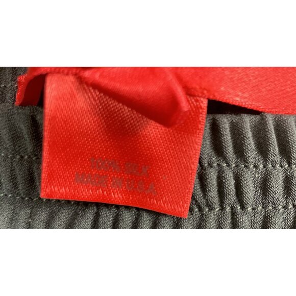 Sz 3 Nwt $550 Shamask Black 100% Silk Pants Light - Medium - Picture 4 of 4